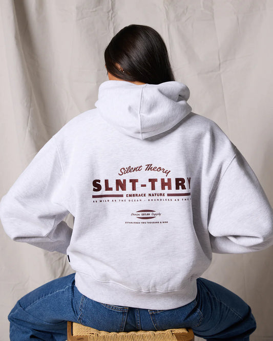 Silent Theory Embrace Hoodie - Snow Marle