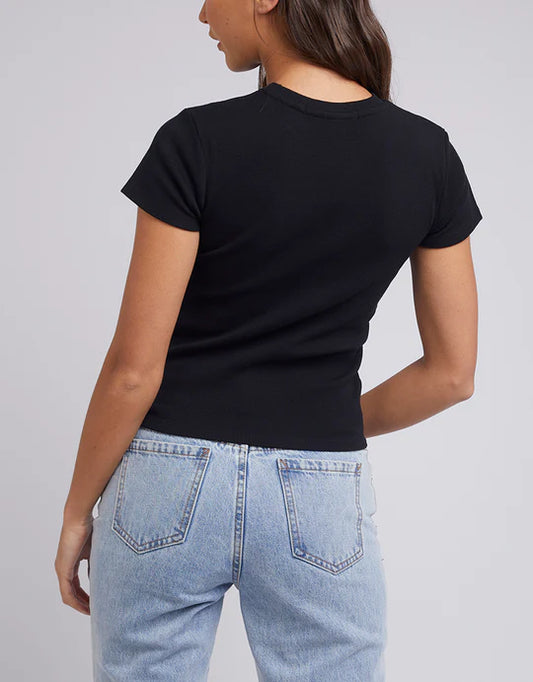 Silent Theory Margo Tee Black