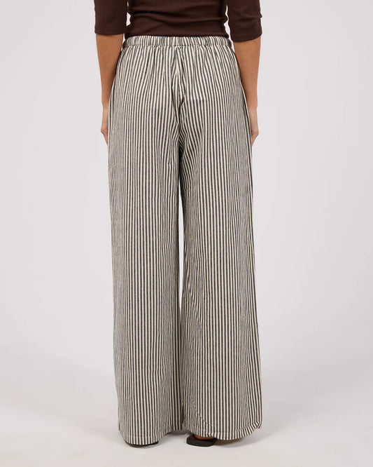 Silent Theory Sunday Tie Waist Pant - Black