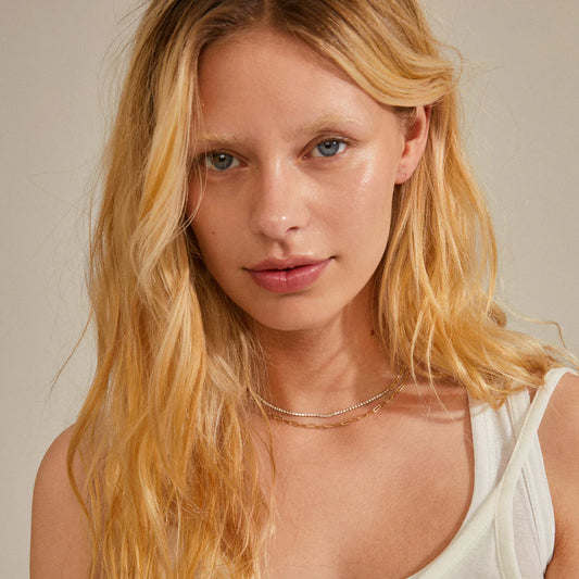 Pilgrim Rowan Recycled Necklace 2 in 1 - Gold Plated