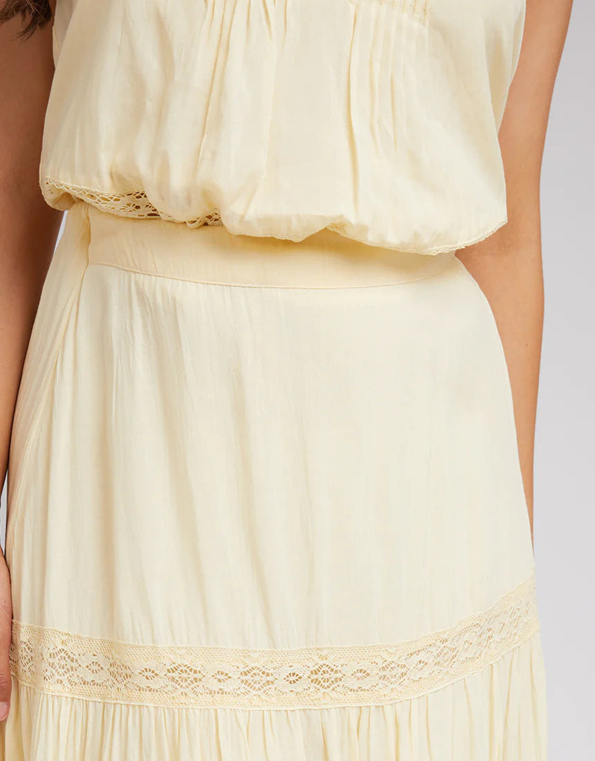 All About Eve Denver Maxi Skirt Yellow