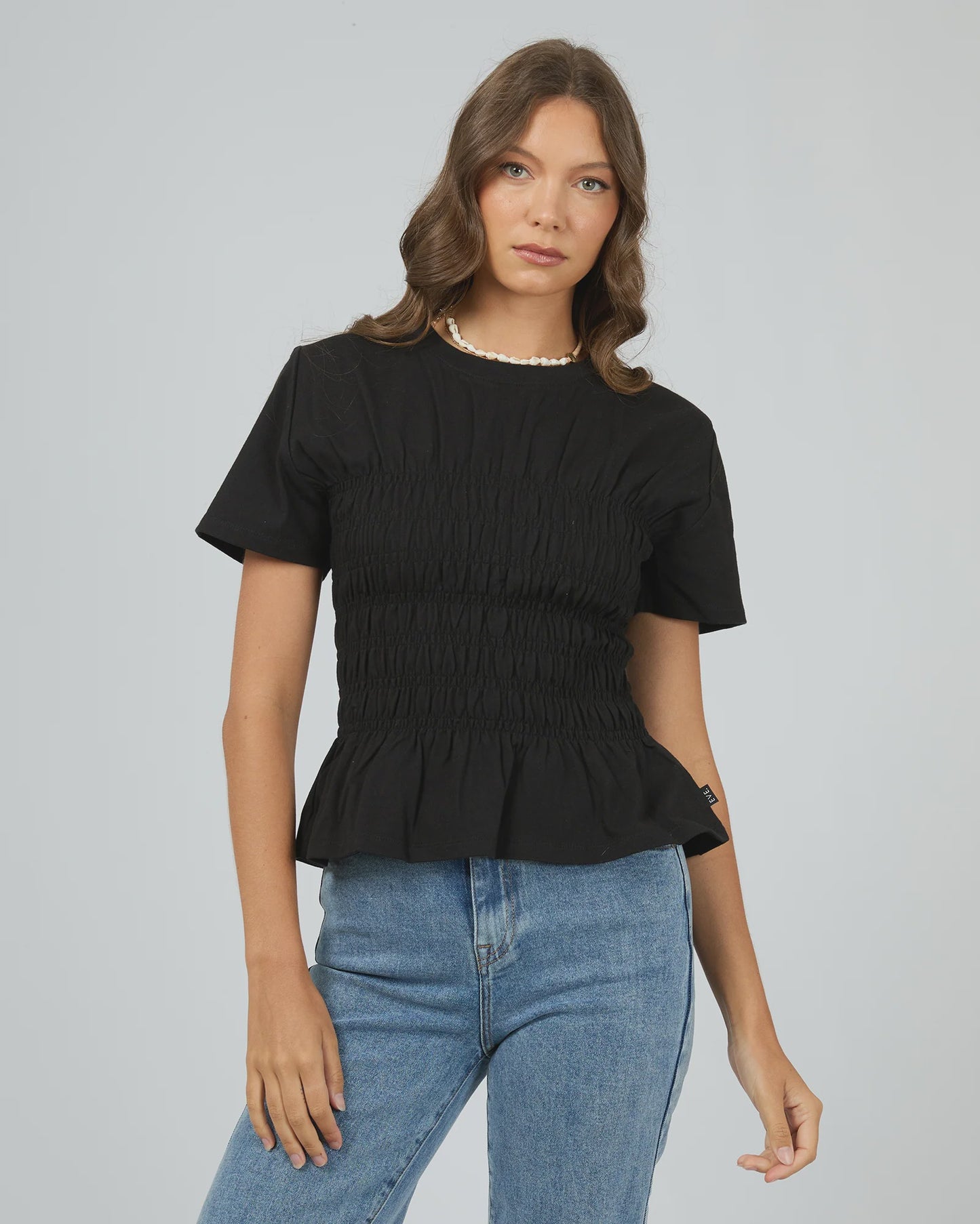 All About Eve Lipa Ruched Top - Black