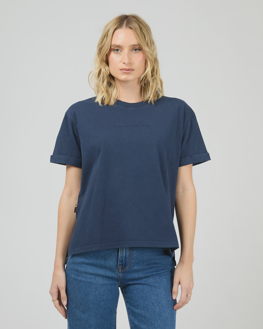All About Eve AAE Washed Tee - Navy
