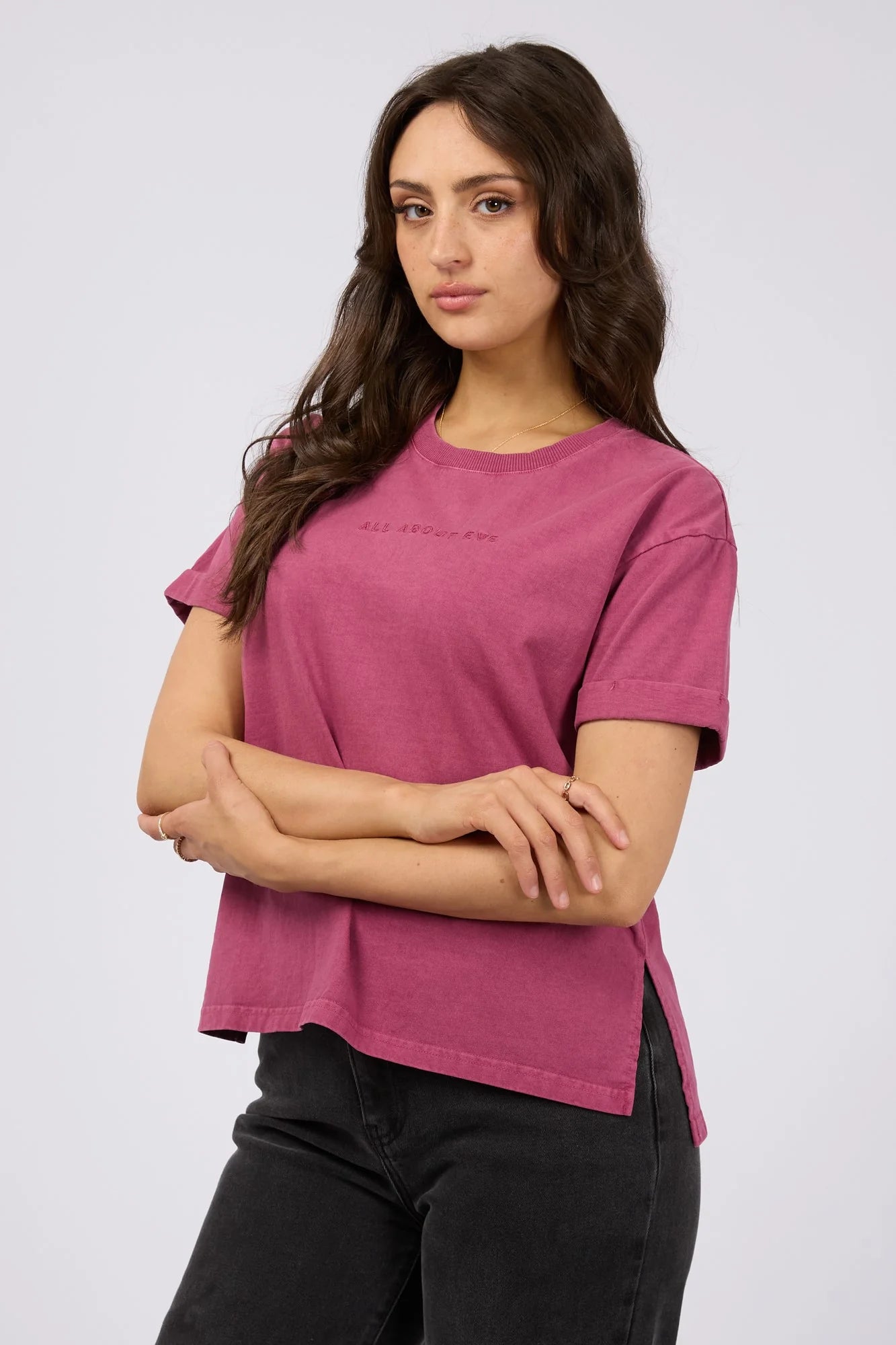 All About Eve Washed Tee - Blush