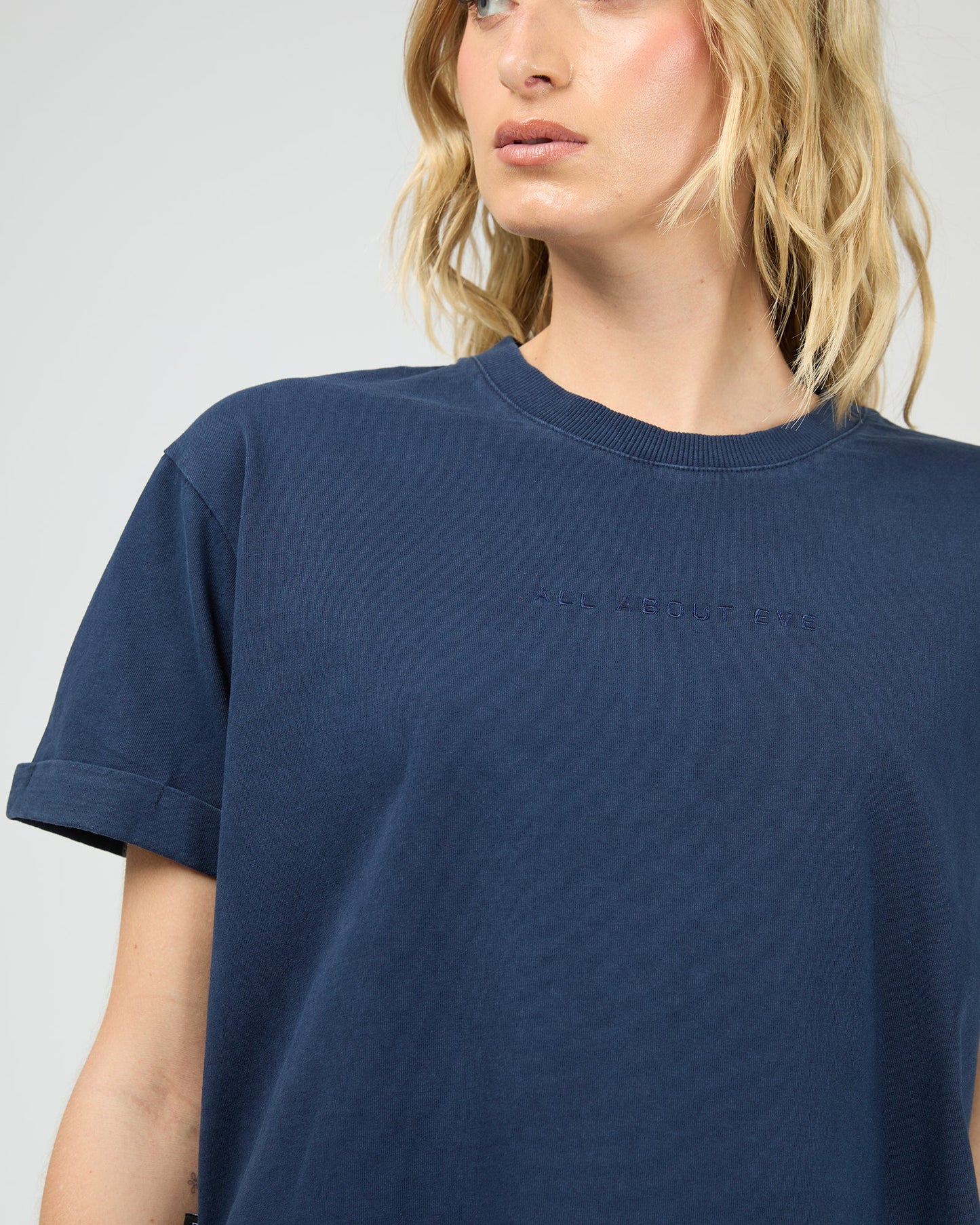 All About Eve AAE Washed Tee - Navy