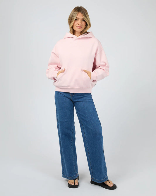 All About Eve Washed Box Hoodie - Light Pink