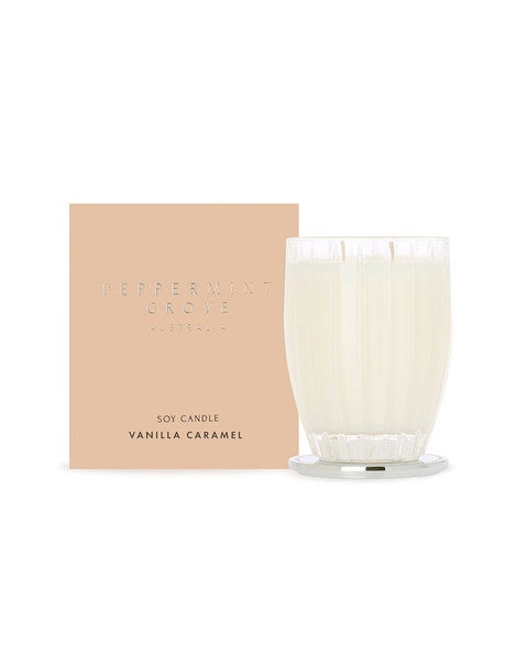 Peppermint Grove Candle 370g - Vanilla Caramel