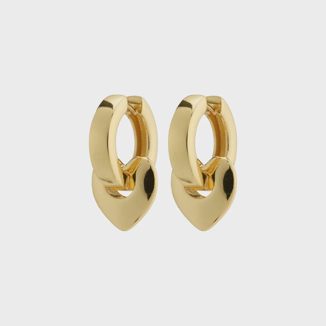 Pilgrim Earrings Iokaste Recycled Chunky Hoops - Gold Plated