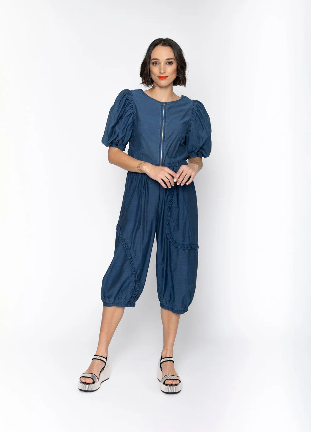 Blacklist Annie Top - Denim Blue