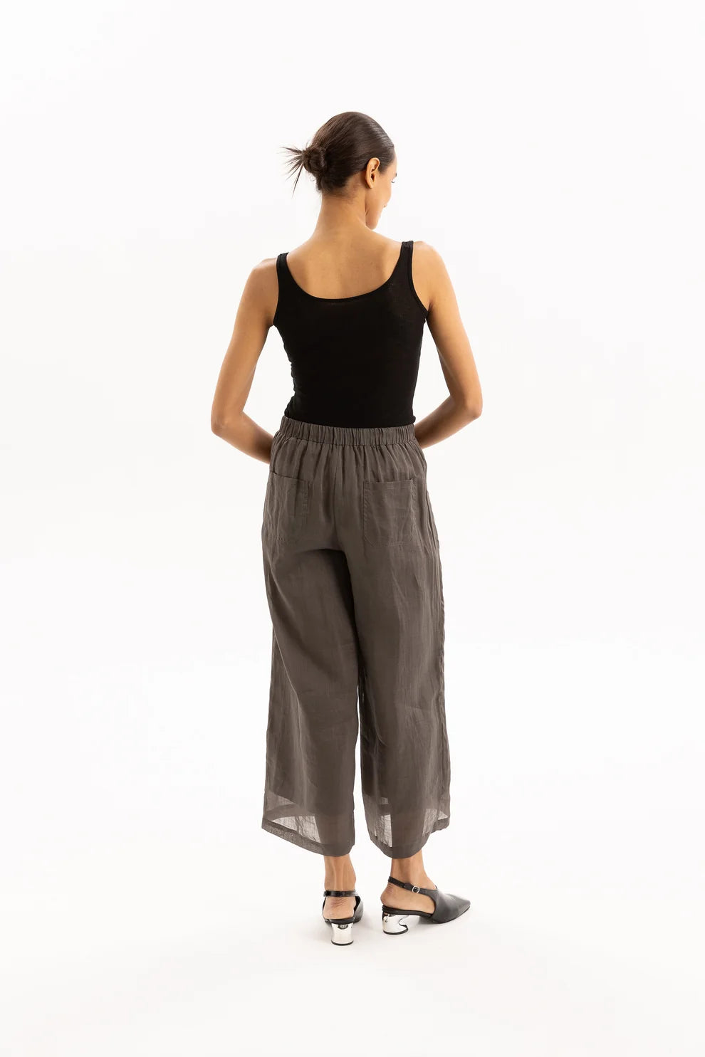 Two by Two Milly Pants - Charcoal
