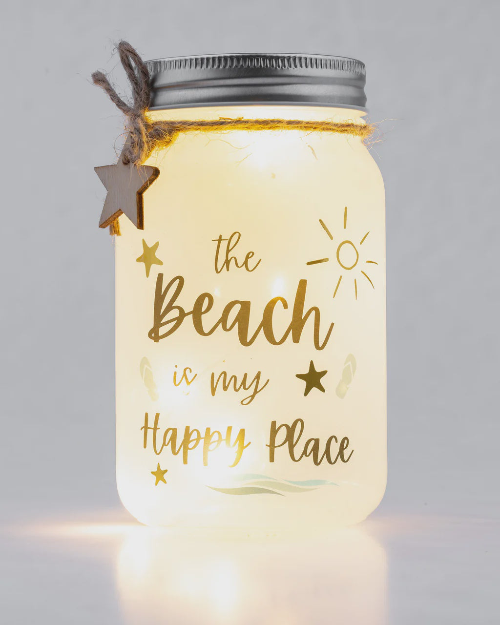Stellar Haus Sparkle Jar - Beach is Life
