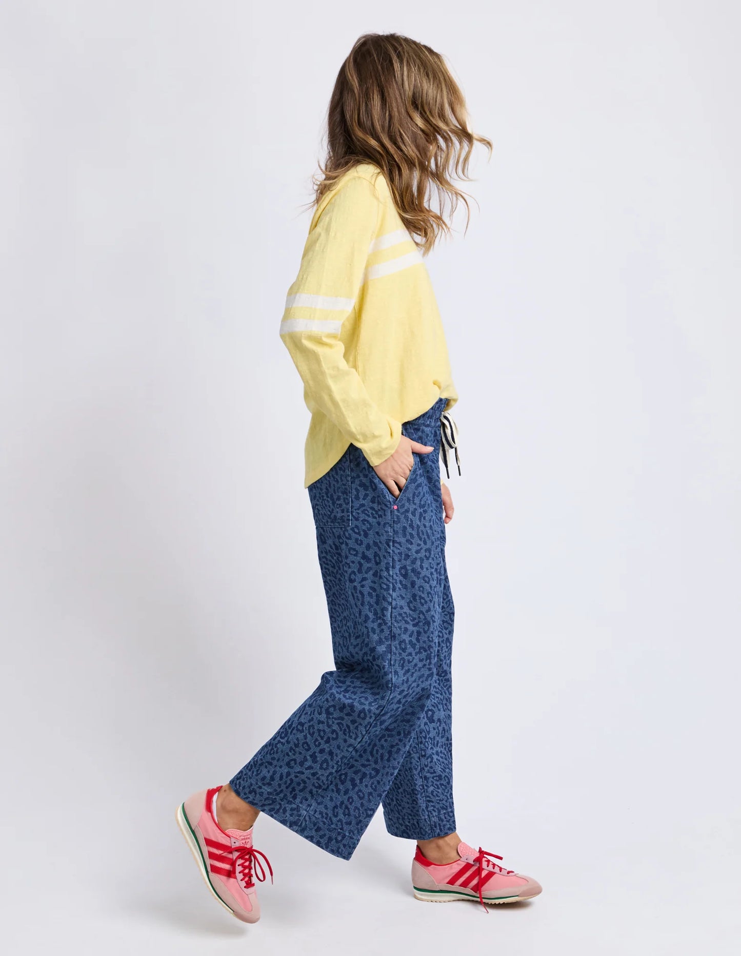 Elm Adora Long Sleeve Tee - Pale Lemon