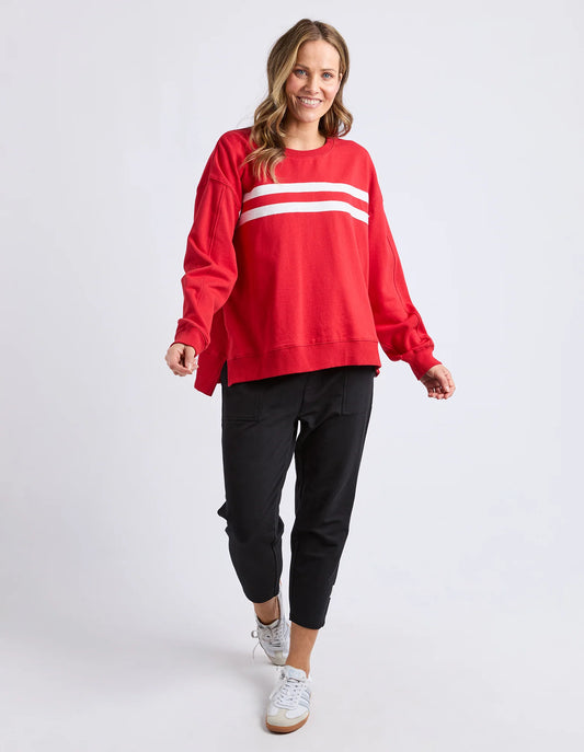 Elm Amelie Crew - Cranberry