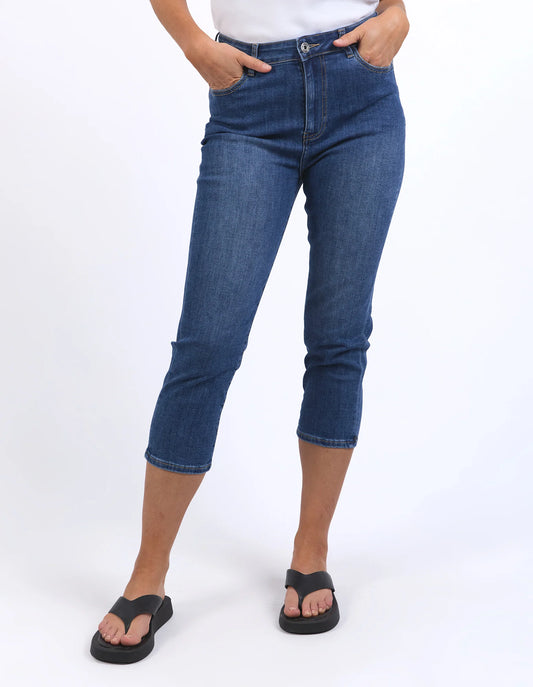 Elm Mollie Capri Jean - Blue