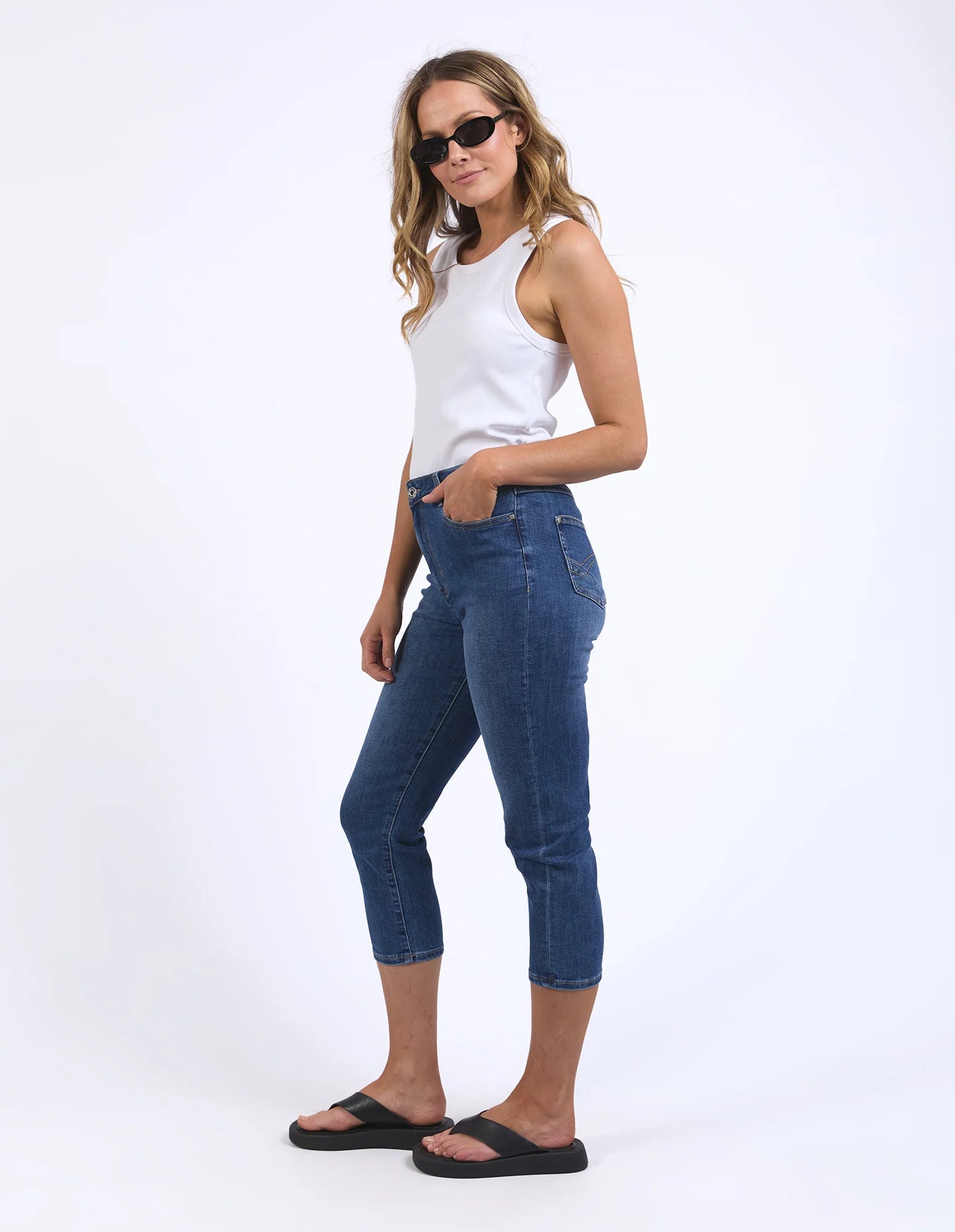 Elm Mollie Capri Jean - Blue