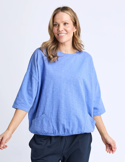 Elm Mazie Sweat - Cornflower