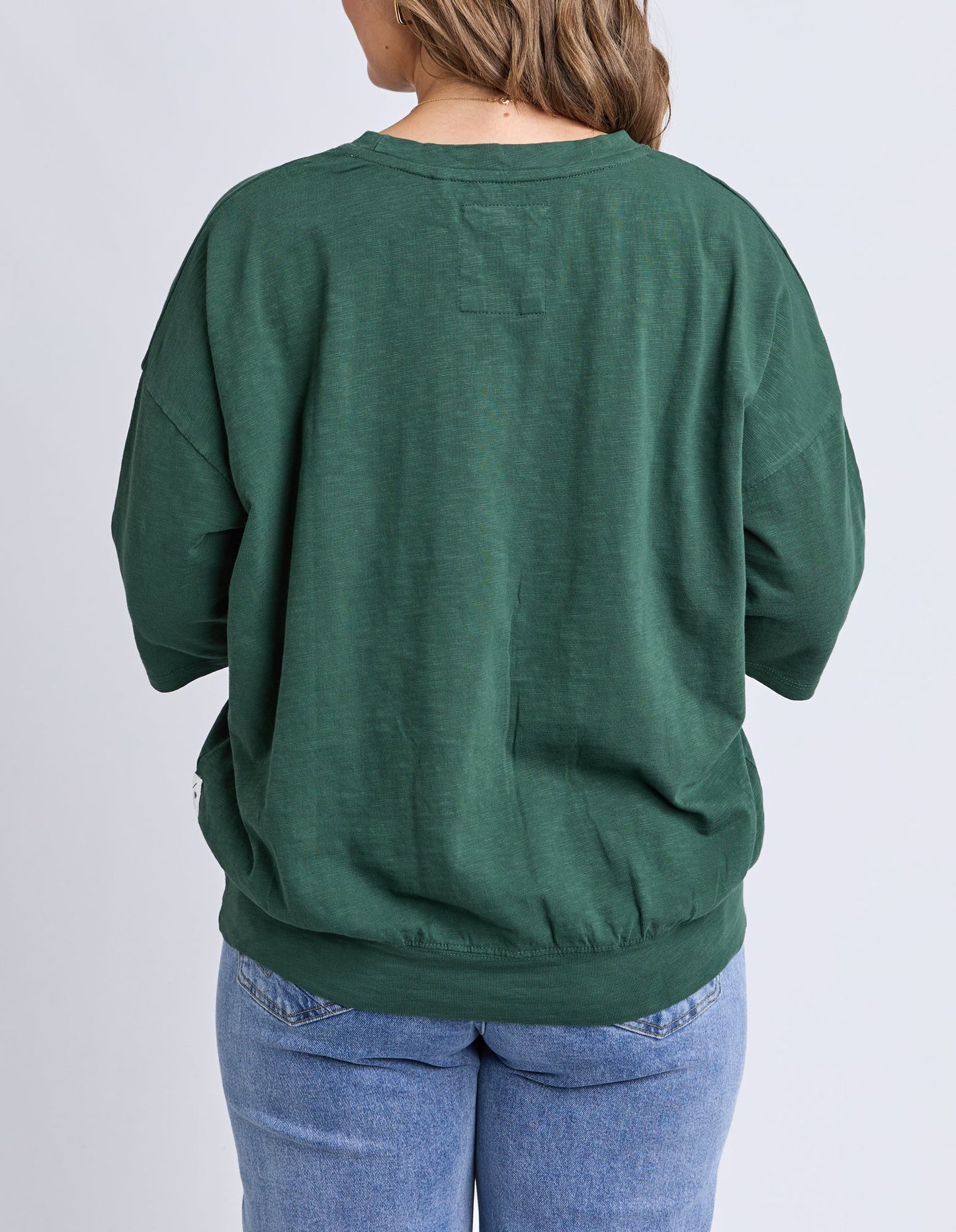 Elm Mazie Crew - Winter Green