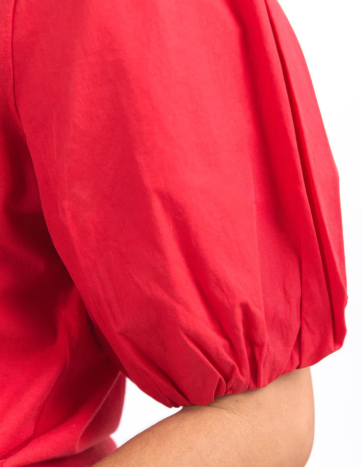 Elm Joy S/S Tee - Bittersweet Red