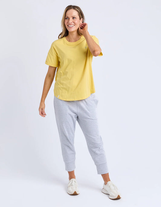 Elm Halli S/S Tee - Lemon