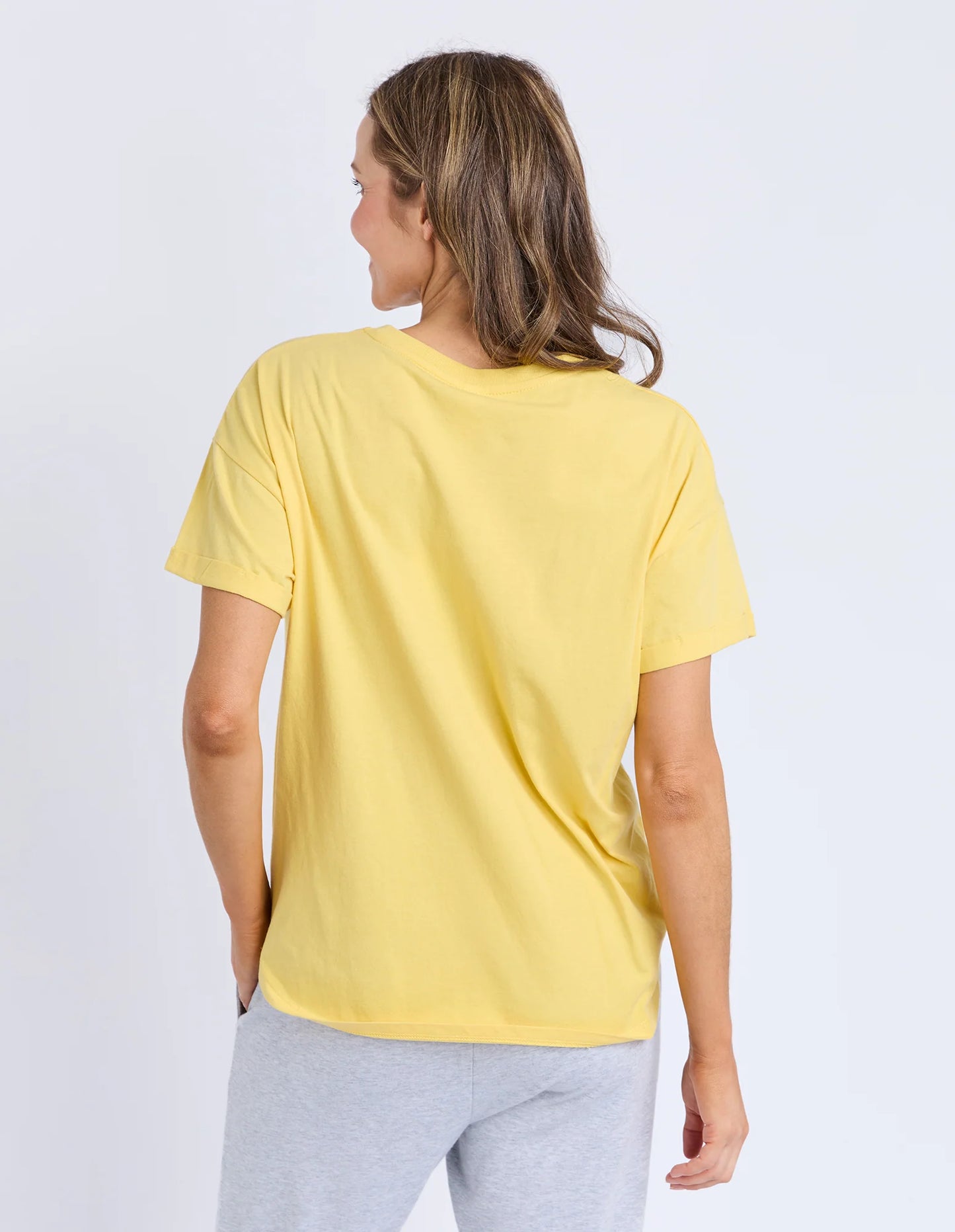 Elm Halli S/S Tee - Lemon