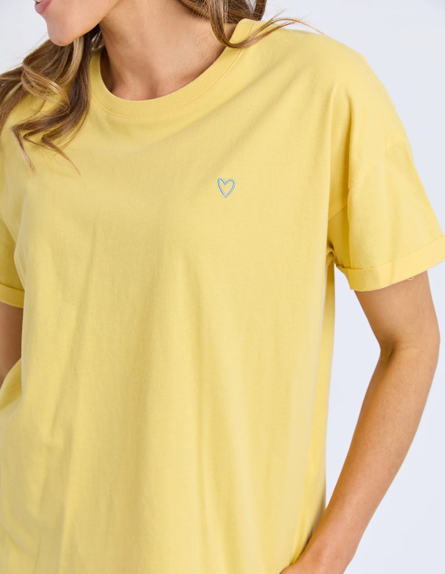 Elm Halli S/S Tee - Lemon