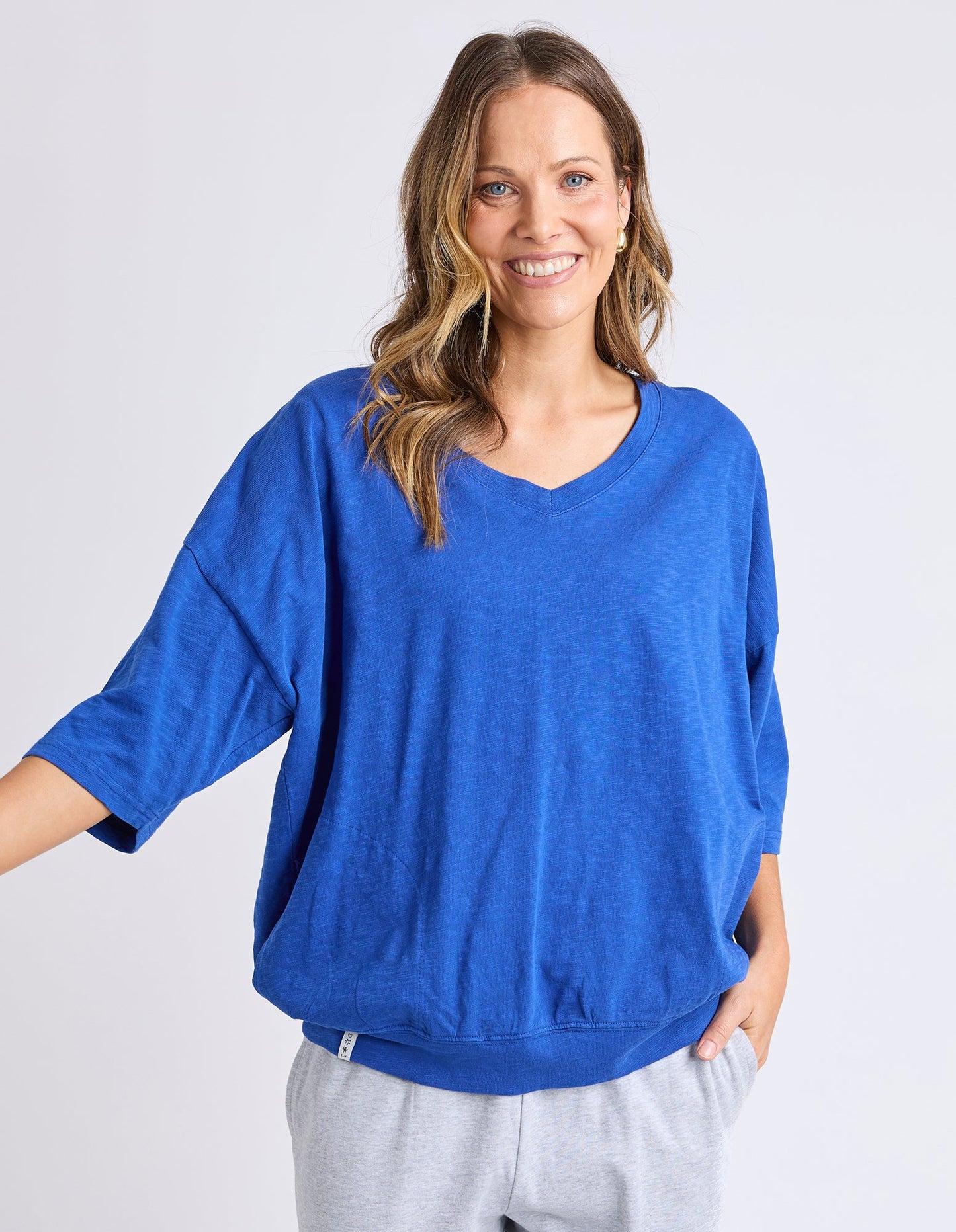 Elm Mazie Vee Tee - French Blue