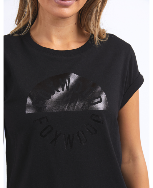 Foxwood Outline Tee - Black