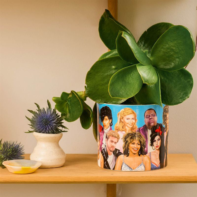 Live Wires Tribute Artists Music Planter Pot