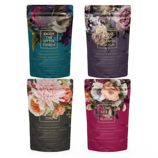 Empire Australia Breathe Out Stress Breath in Peace Mini Salt Sets