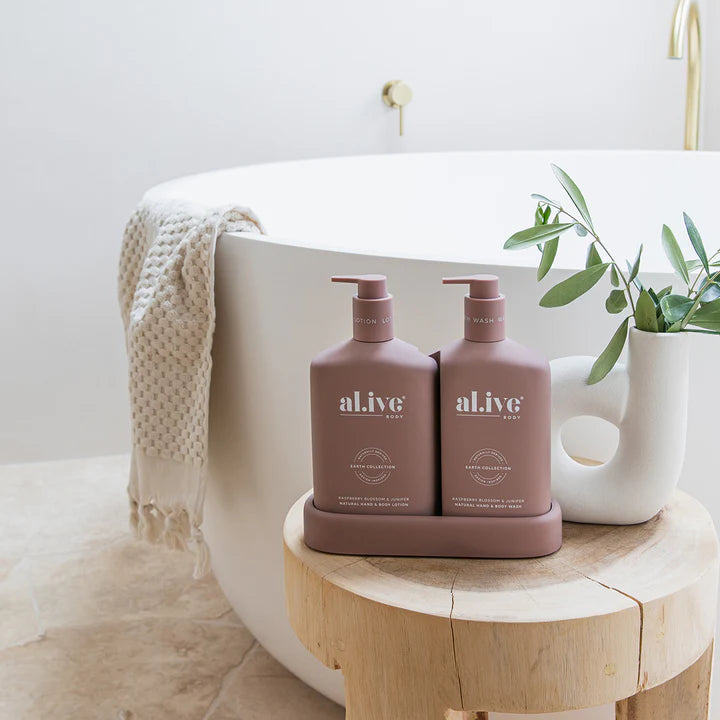 al.ive Body Lotion & Wash Duo - Raspberry Blossom & Juniper