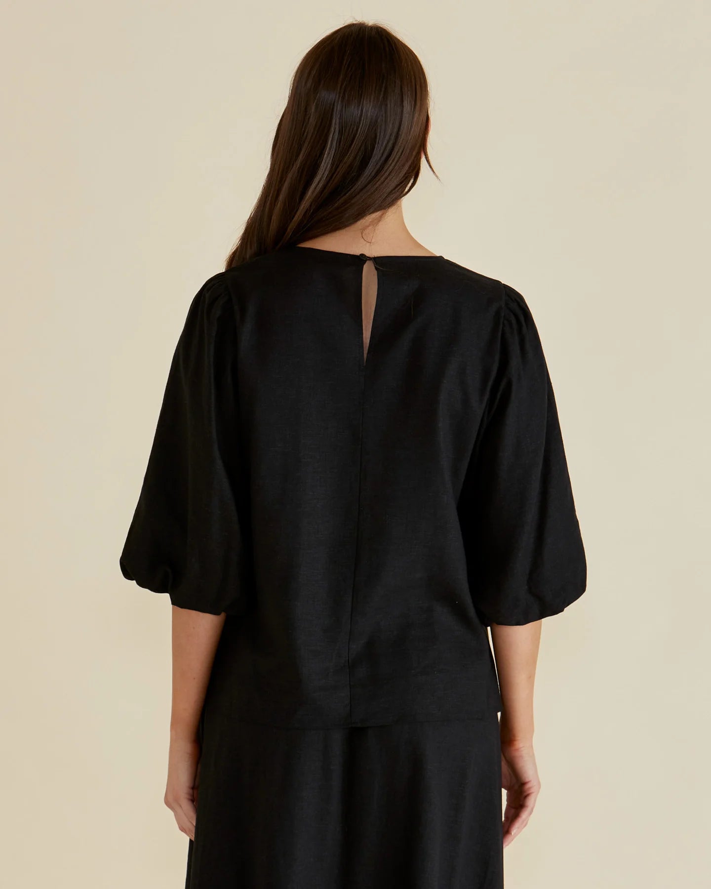 Betty Basics Belize Blouse - Black