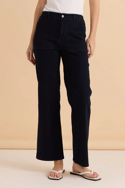 Betty Basics Relax Worker Jean - Blue Smoke