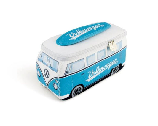 Artisanal VW T1 Bus 3D Neoprene Universal Bag - Turquoise