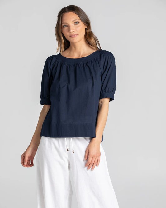 Boom Shankar Bliss Basic Top - Navy