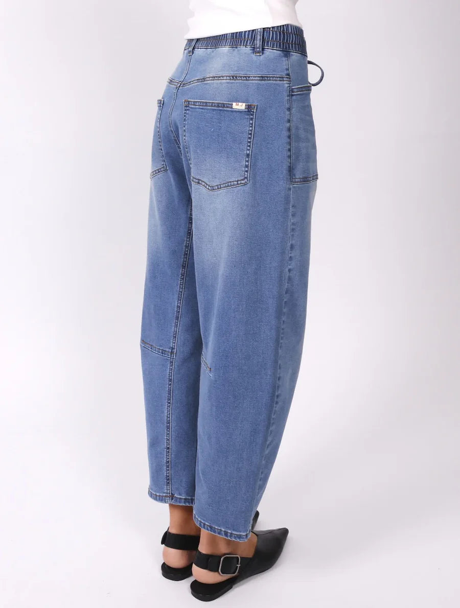 Monaco Leo Barrel Jean - Blue