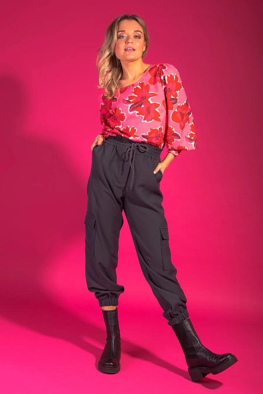 Charlo Charlie Cargo Pant Charcoal