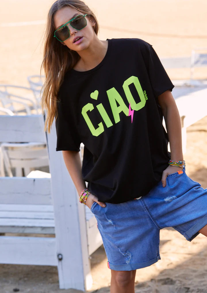 Hammill & Co Ciao Tee Black