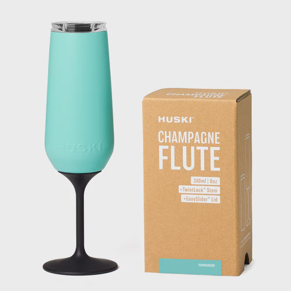Huski Champagne Flute - Turquoise (Limited Release)