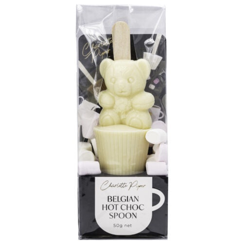Herb & Spice White Chocolate Spoon - Teddy