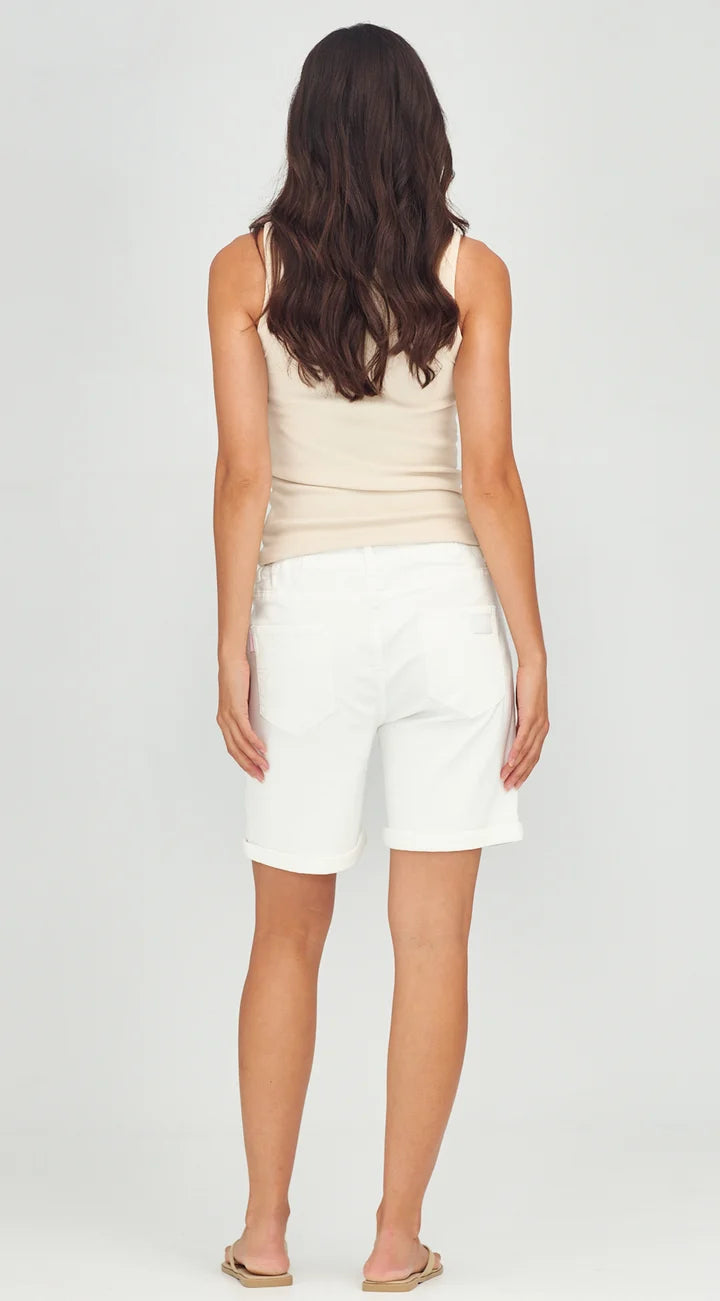 Junkfood Crew White Pink Shorts - White