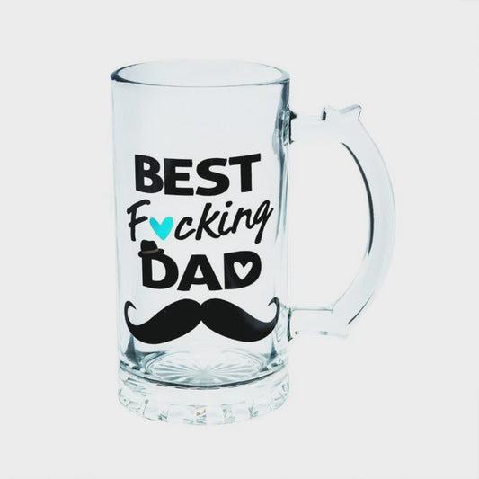 Carolina Best F*cking Dad Beer Stein
