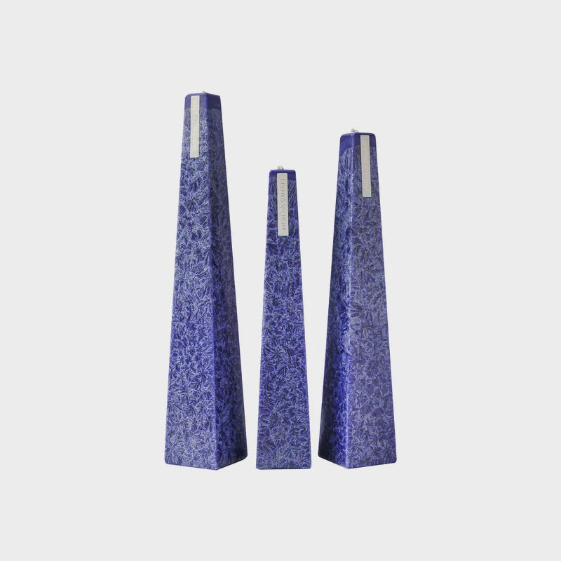 Living Light Icicle Candle Night Bloom Large (Blue)