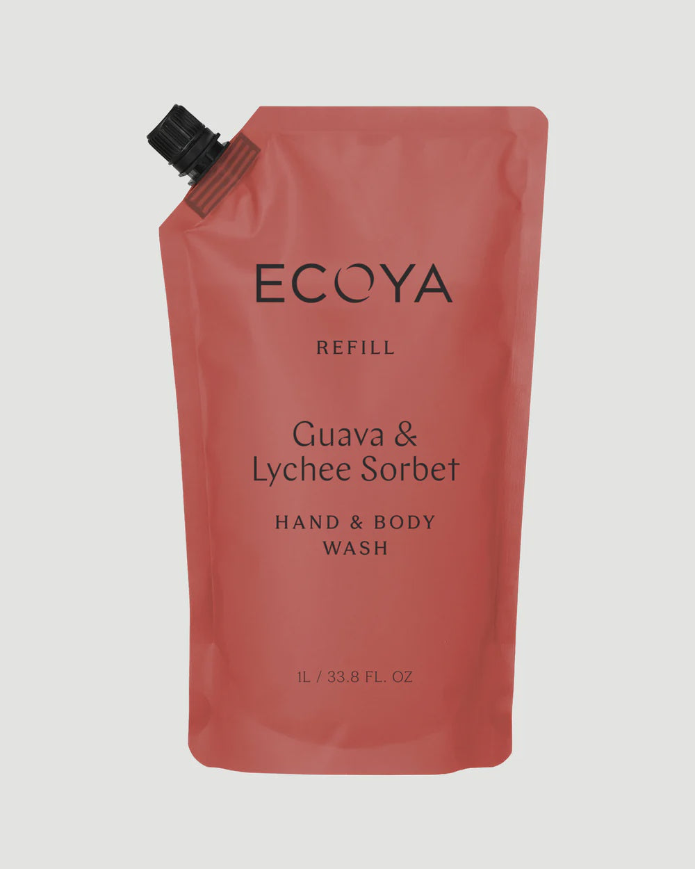Ecoya Hand & Body Wash Refill - Guava & Lychee Sorbet