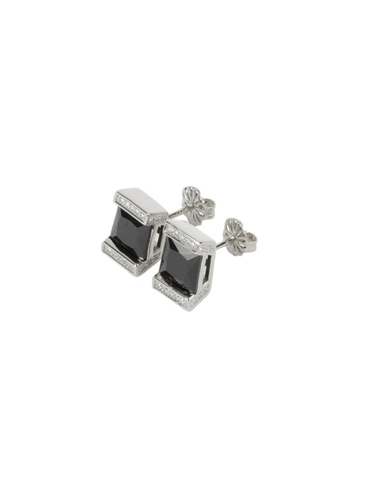 Federation Engage Me Earrings - Silver/Black