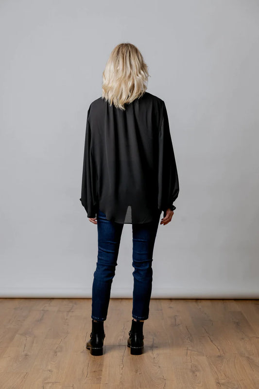 Moss By Mi Moso Suffolk Top Black