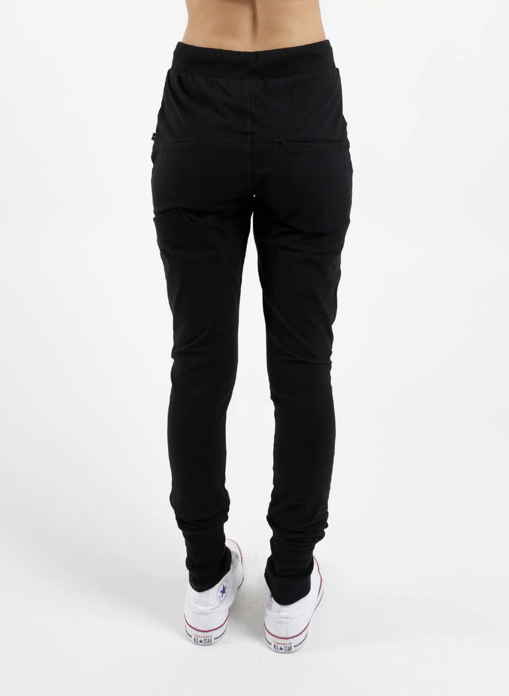 Federation Escape Trackies - Black with Silver Zip