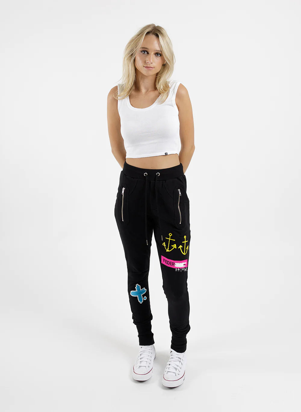 Federation Escape Trackies Black - Anchors