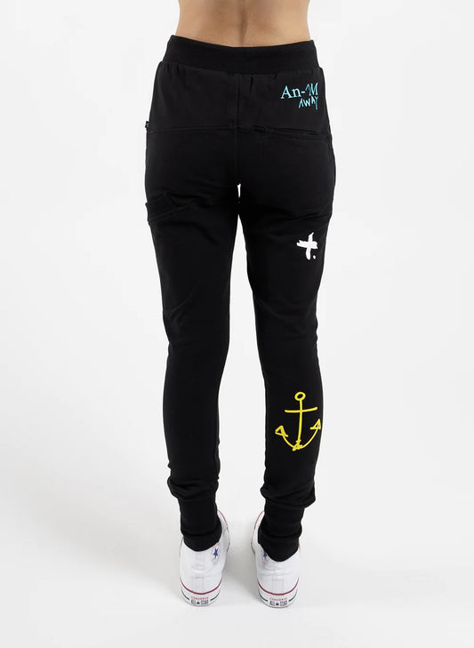 Federation Escape Trackies Black - Anchors