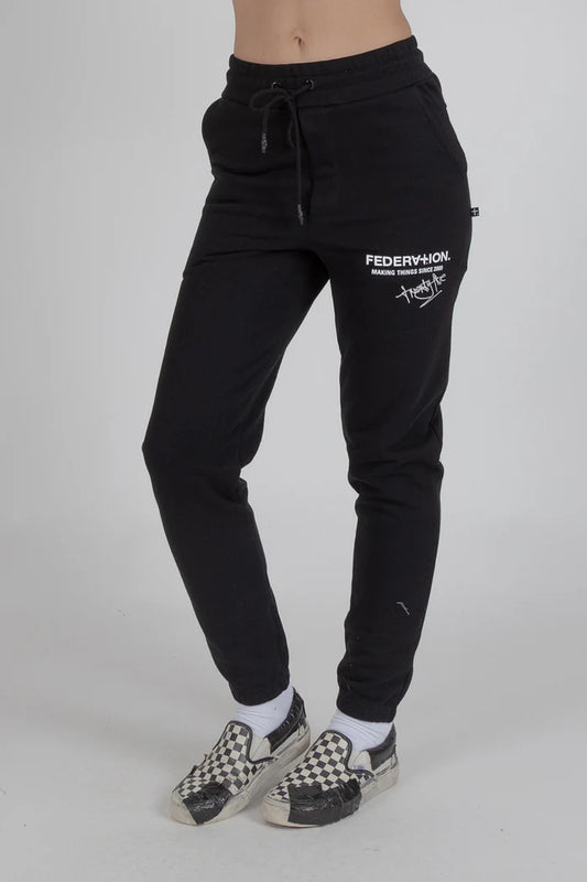 Federation Game Trackie Signed 25 Print - Black