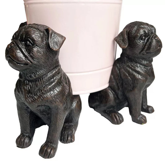 Linen & More Pug Pot Holder Set of 3 - Aged